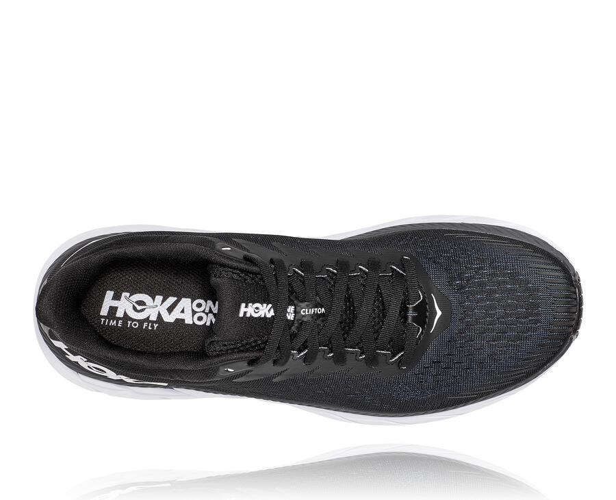 Chaussure Running Hoka One One Clifton 7 Homme - Noir/Blanche - ABN-023758